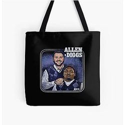 Josh Allen Stefon Diggs Buffalo Step Brothers All Over Print Tote Bag