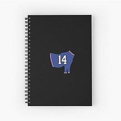 Stefon Diggs Spiral Notebook
