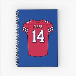 Stefon Diggs Alternate Jersey Notebook