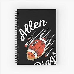Allen Stefon Diggs 2020 Buffalo Bills Spiral Notebook