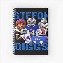 Stefon Diggs Spiral Notebook