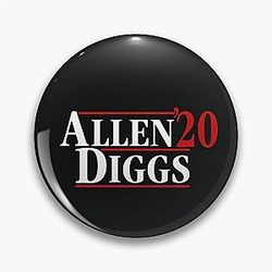 Bid Webb x Stefon Diggs 2020 New Bills, 2020 New Bills Josh Allen x Stefon Diggs Pin