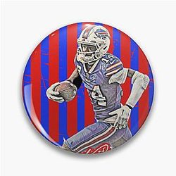 Stefon Diggs Buffalo Bills Tribute Design Pin