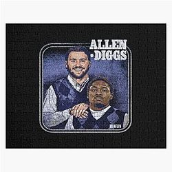 Josh Allen & Stefon Diggs Buffalo Step Brothers Jigsaw Puzzle