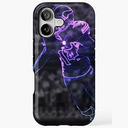 Stefon Diggs Glow Artwork iPhone Case