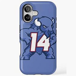 Stefon Diggs Buffalo Bills Terrapins Logo Hybrid iPhone Tough Case