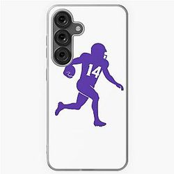 Stefon Diggs #14 Minimalist Football Fan Art Samsung Galaxy Soft Case