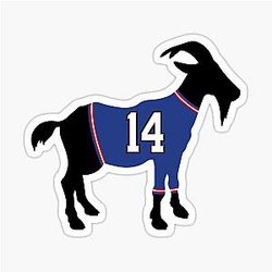 Stefon Diggs GOAT Sticker