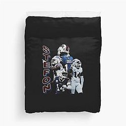 Stefon Diggs Vintage Duvet Cover
