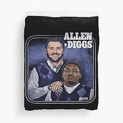 Josh Allen - Stefon Diggs Buffalo Step Brothers Duvet Cover