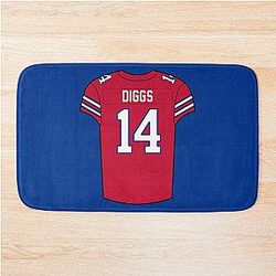 Stefon Diggs Alternate Jersey Bath Mat