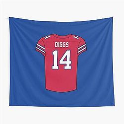 Stefon Diggs Jersey Tapestry