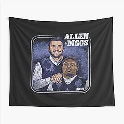 Josh Allen - Stefon Diggs Buffalo Step Brothers Tapestry