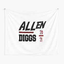 Josh Allen Stefon Diggs 2021 Buffalo Bills Tapestry