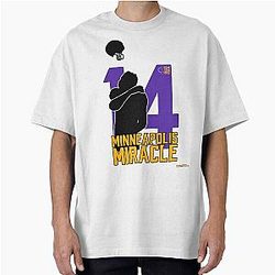 Stefon Diggs Helmet Toss Black Oversized T-Shirt