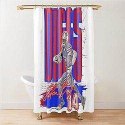 Stefon Diggs Buffalo Bills Shower Curtain