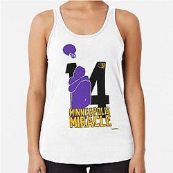 Stefon Diggs Helmet Toss Racerback Tank Top