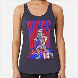 Stefon Diggs Buffalo Bills Tribute Racerback Tank Top