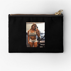 Tennis Prodigy Stephanie Sanzo Zipper Pouches
