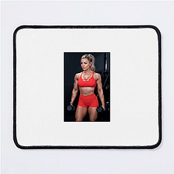 Court Fighter Stephanie Sanzo Mouse Pads