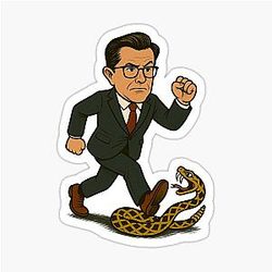 Keep On Treadin' - Stephen Colbert Strikes Back Sticker