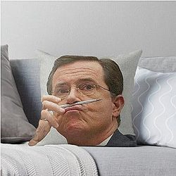 Stephen Colbert Throw Pillow