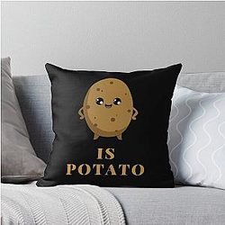 Stephen Colbert Potato Throw Pillow