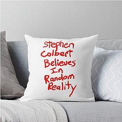 Stephen Colbert Says Crappy Drawing Throw Pillow