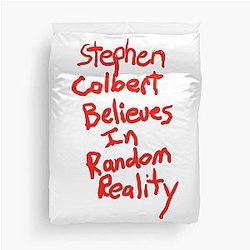 Stephen Colbert Says Crappy Duvet Cover