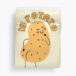 Stephen Colbert is Potato Duvet Cover