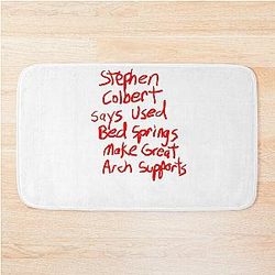 Stephen Colbert Says Crappy Drawing Bath Mat