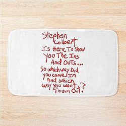Stephen Colbert Says Crappy Bath Mat