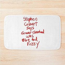 Stephen Colbert Says Crappy Drawing Bath Mat