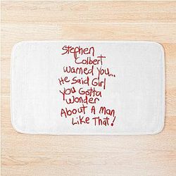 Stephen Colbert Says Crappy Bath Mat