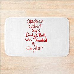 Stephen Colbert Says Crappy Drawing Bath Mat