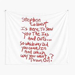 Stephen Colbert Sagt Crappy Zeichnung Tapestry