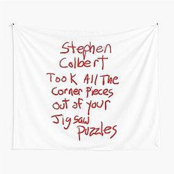 Stephen Colbert Sagt Crappy Zeichnung Tapestry