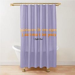 Opinions are like demo tapes I don't want to hear yours Stephen Colbert Shower Curtain