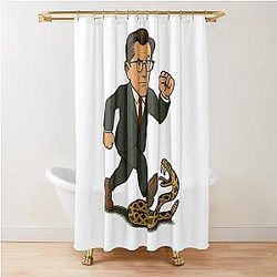 Keep On Treading – Stephen Colbert Strikes Back Shower Curtain