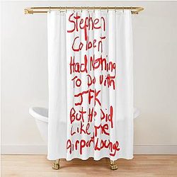 Stephen Colbert Says Crappy Shower Curtain