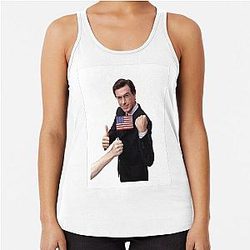 Stephen Colbert An American Hero Racerback Tank Top
