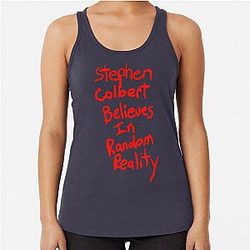Stephen Colbert Says Crappy Drawing Racerback Tank