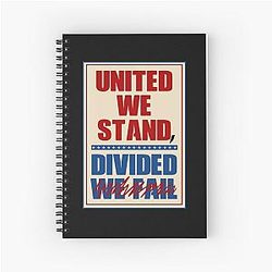United We Stand, Divided We Fall, Spiral Notebook