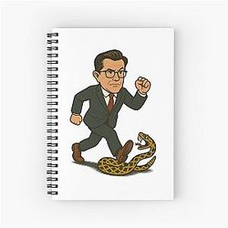 Keep On Treadin - Stephen Colbert Strikes Back Spiral Notebook