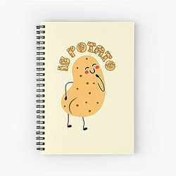 Stephen Colbert potato Spiral Notebook