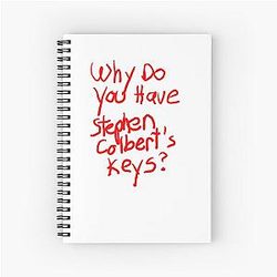 Stephen Colbert Sagt Spirals Notebook