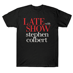 Late Show with Basic Logo DTNK2003 Stephen Colbert T-Shirts