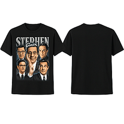 Vintage Shirt 90S Retro Bootleg DTNK2003 Stephen Colbert T-Shirts