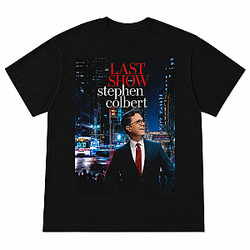 Host Portrait City Night LA 2705 Stephen Colbert T-Shirts
