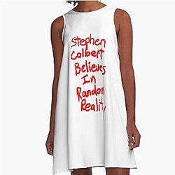Stephen Colbert says Crappy drawing line dress